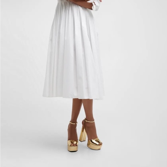 Sold Out Prada Plateau Platform Heeled Sandals in Gold Platino 36.5. Negotiable - Picture 2 of 7